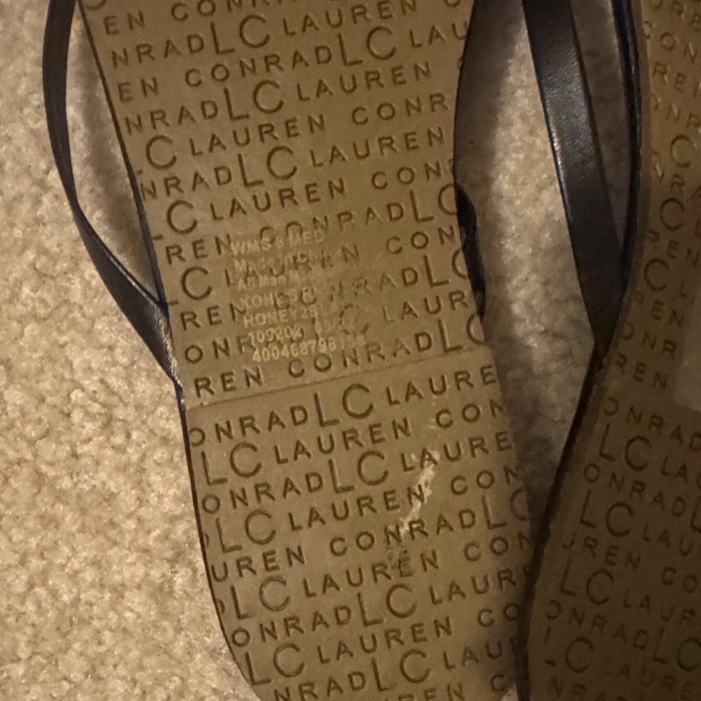 LC Lauren Conrad Elegant Black Sandals - Picture 5 of 9